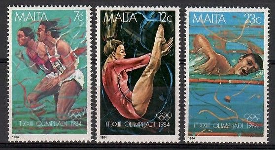 Znaczek Malta 1984 Mi 710-712 Czyste **