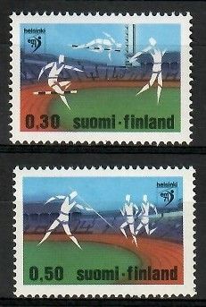 Znaczek Finlandia 1971 Mi 693-694 Czyste **