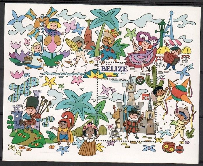 Znaczek Belize 1985 Mi bl 74 Czyste **