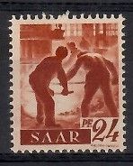 Znaczek Saara 1947 Mi 215 Czyste **