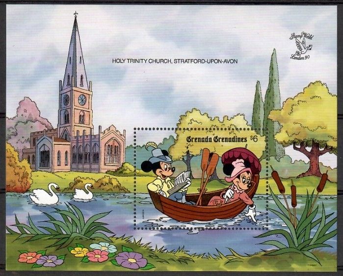Znaczek Grenada i Grenadyny 1990 Mi bl 194 Czyste **