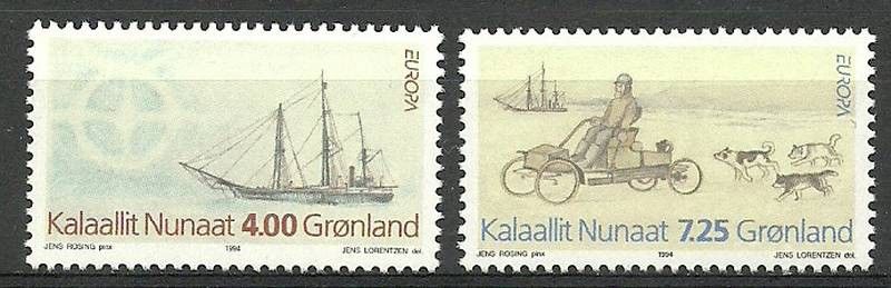Znaczek Grenlandia 1994 Mi 247-248 Czyste **