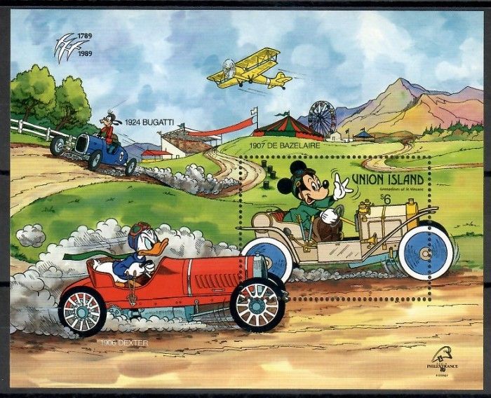 Znaczek Union Islands 1989 Mi bl 10 Czyste **