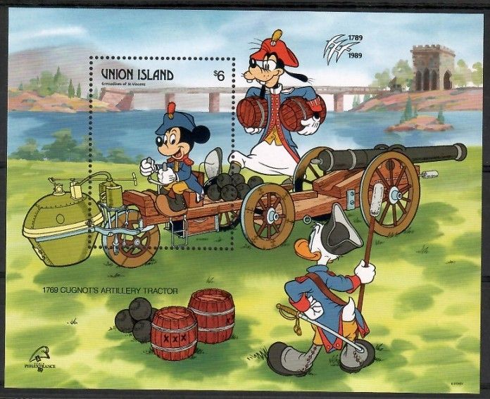 Znaczek Union Islands 1989 Mi bl 9 Czyste **