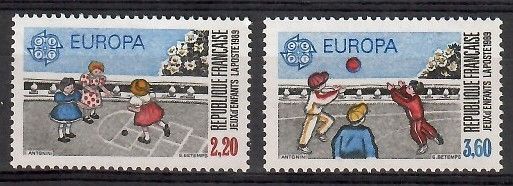 Znaczek Francja 1989 Mi 2716-2717 Czyste **