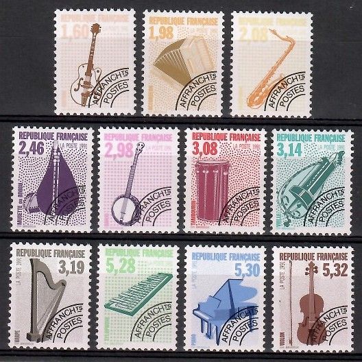 Znaczek Francja 1992 Mi 2871C+2872-7A+2878C+2879-81A Czyste **