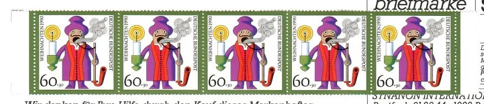 Znaczek  Niemcy 1990 Mi mh 1485 Czyste **