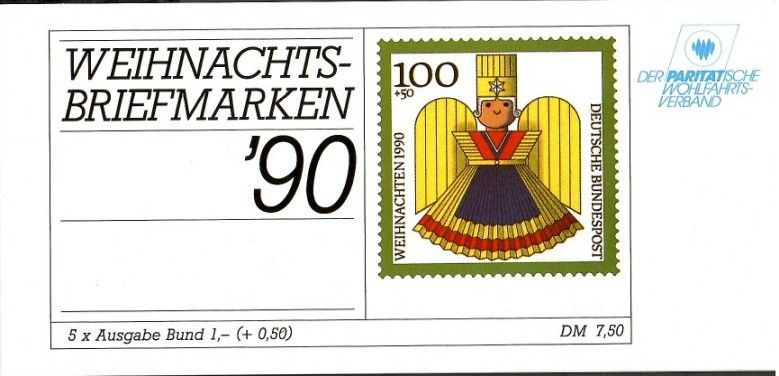 Znaczek Niemcy 1990 Mi mh 1487 Czyste **
