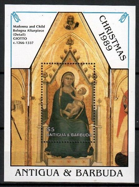 Znaczek Antigua i Barbuda 1989 Mi bl 172 Czyste **