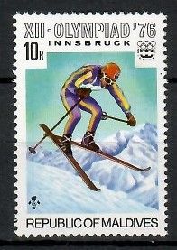 Znaczek Malediwy 1976 Mi 641 Czyste **