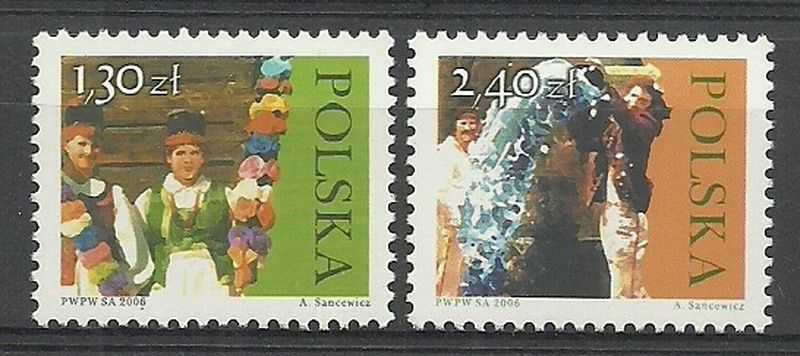 Znaczek Polska 2006 Mi 4236-4237 Czyste **