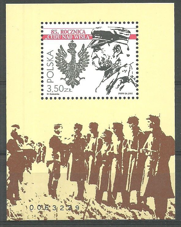 Znaczek Polska 2005 Mi bl 166 Fi bl 197 Czyste **