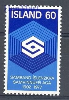 Znaczek Islandia 1977 Mi 525 Czyste **