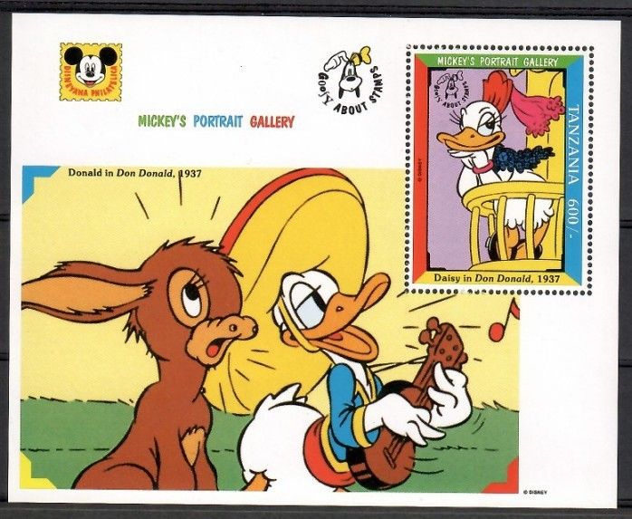 Znaczek Tanzania 1992 Mi bl 199 Czyste **