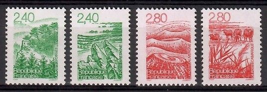 Znaczek Francja 1995 Mi 3094-3097 Czyste **