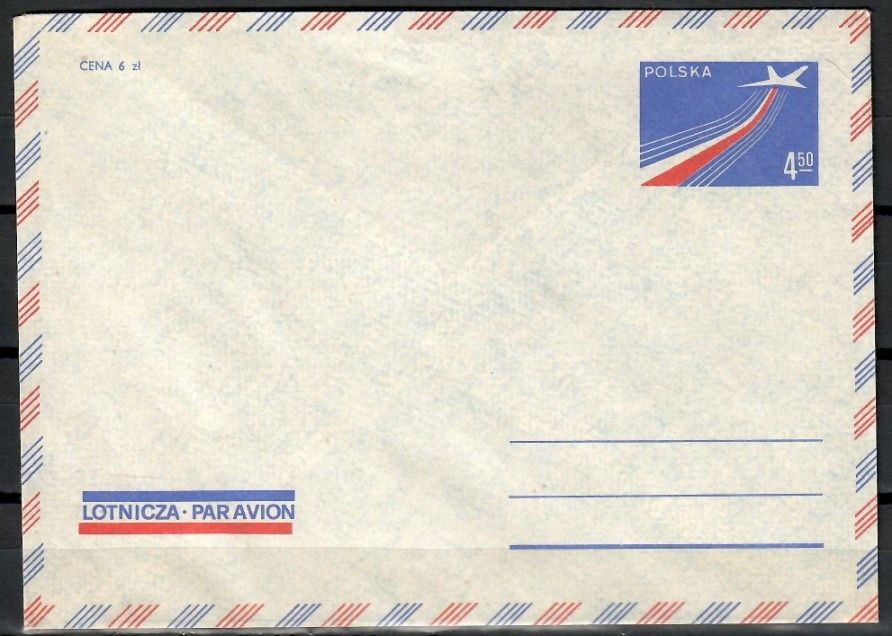 Znaczek Polska 1982 Fi Ck 71 Całostka pocztowa