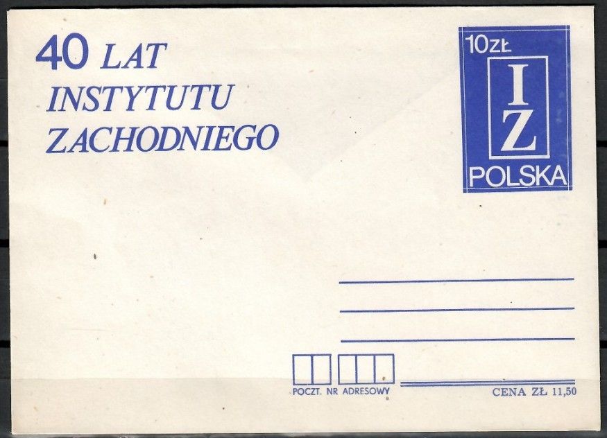 Znaczek Polska 1985 Fi Ck 81 Całostka pocztowa