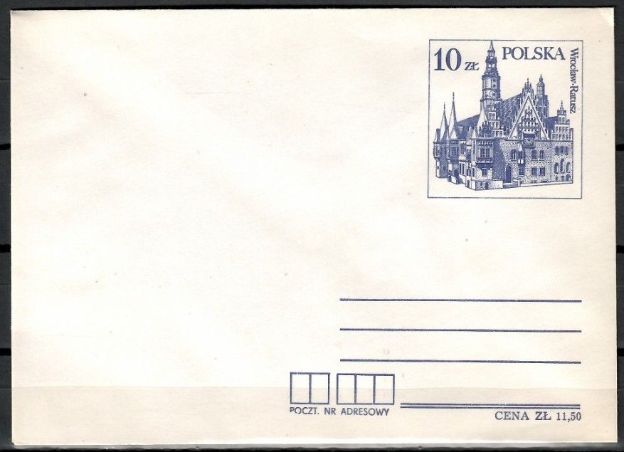 Znaczek Polska 1985 Fi Ck 80 Całostka pocztowa
