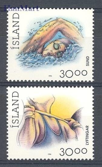 Znaczek Islandia 1994 Mi 798-799 Czyste **