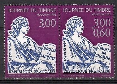Znaczek Francja 1997 Mi 3193-3194C Czyste **