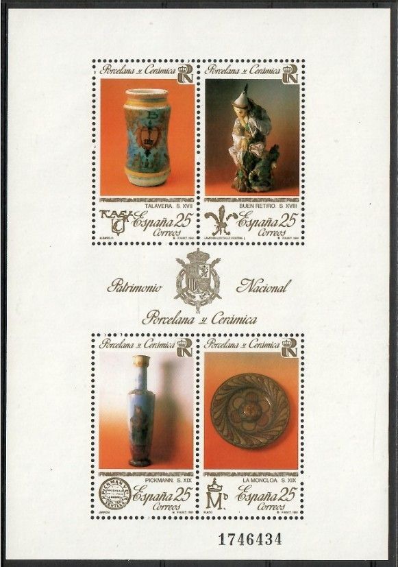 Znaczek Hiszpania 1991 Mi bl 40 Czyste **
