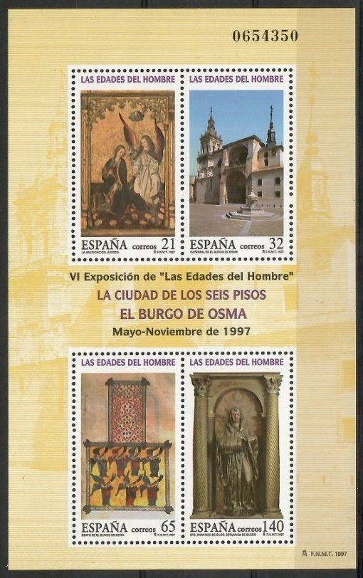 Znaczek Hiszpania 1997 Mi bl 70 Czyste **