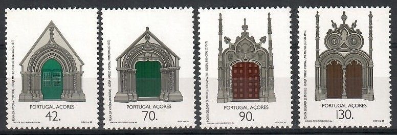 Znaczek Azory 1993 Mi 438-441 Czyste **