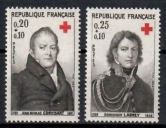 Znaczek Francja 1964 Mi 1494-1495 Czyste **