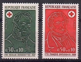 Znaczek Francja 1972 Mi 1815-1816 Czyste **