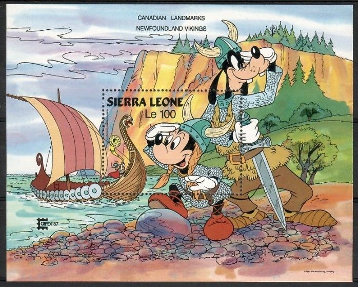 Znaczek Sierra Leone 1987 Mi bl 60 Czyste **