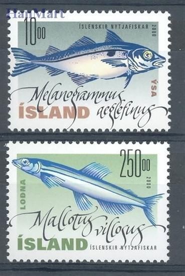 Znaczek Islandia 2000 Mi 960-961 Czyste **
