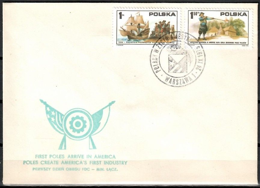 Znaczek Polska 1975 Mi 2400-2401 Fi 2253-2254 FDC