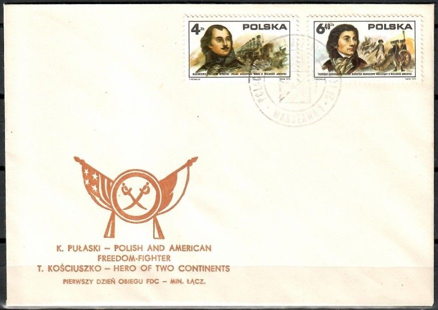 Znaczek Polska 1975 Mi 2403-2404 Fi 2256-2257 FDC