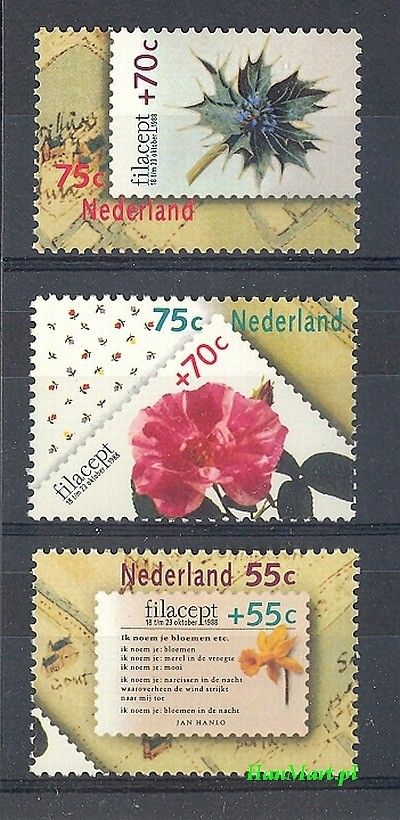Znaczek Holandia 1988 Mi 1336-1338 Czyste **