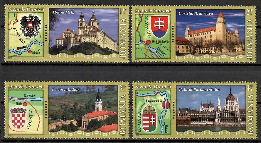 Znaczek Rumunia 2010 Mi 6429-6432 Czyste **