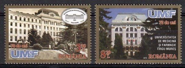 Znaczek Rumunia 2015 Mi 6955-6956 Czyste **