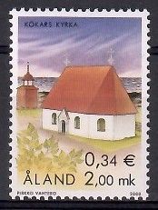 Znaczek Wyspy Alandzkie 2000 Mi 182 Czyste **