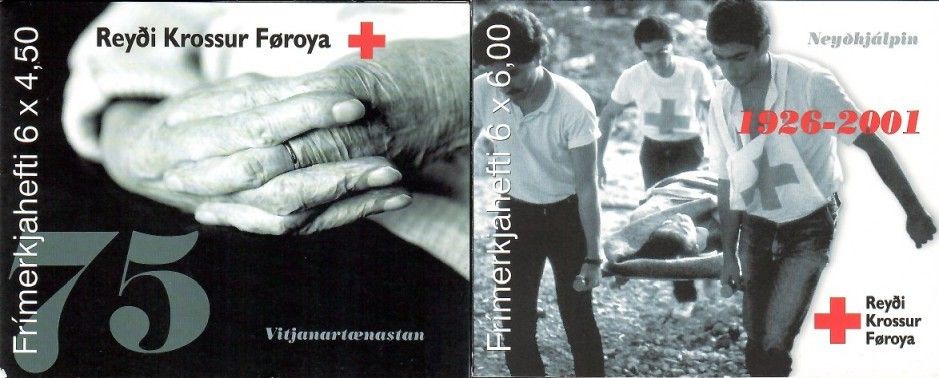 Znaczek Wyspy Owcze 2001 Mi mh 391-392 Czyste **