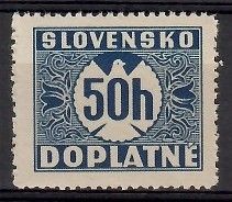 Znaczek Słowacja 1939 Mi por 6 Czyste **