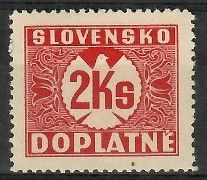 Znaczek Słowacja 1939 Mi por 9 Czyste **