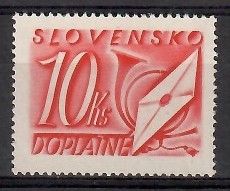 Znaczek Słowacja 1942 Mi por 38 Czyste **