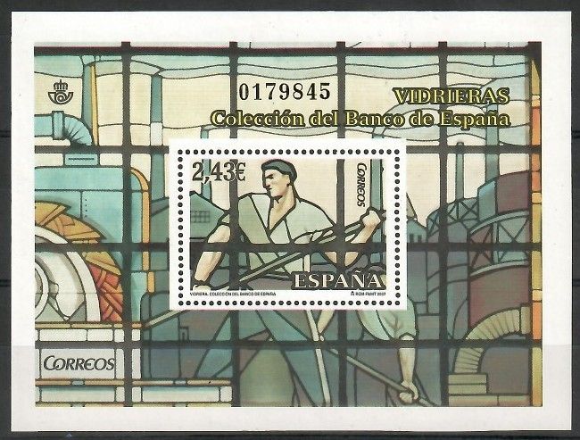 Znaczek Hiszpania 2007 Mi bl 165 Czyste **