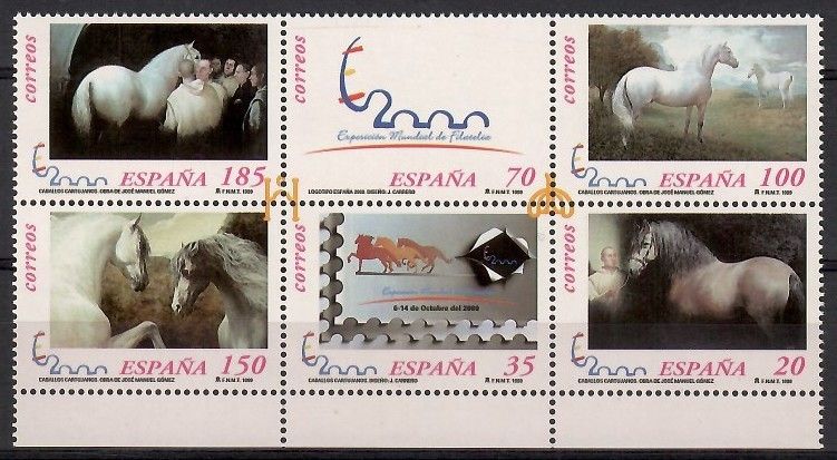 Znaczek Hiszpania 1999 Mi 3512-3517II Czyste **
