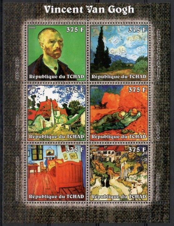 Znaczek Czad 2002 Mi ark 2340-2345 Czyste **