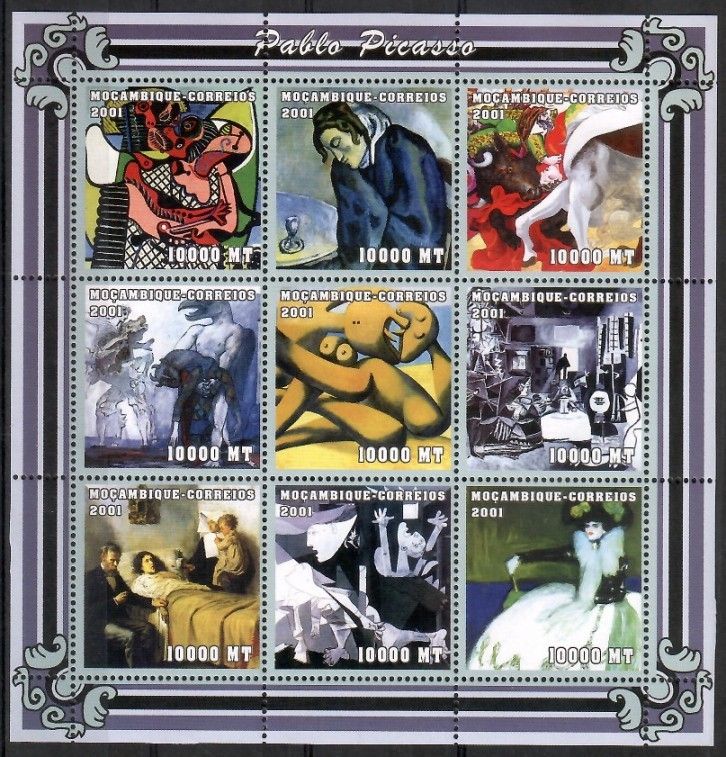 Znaczek Mozambik 2001 Mi ark 2061-2069 Czyste **