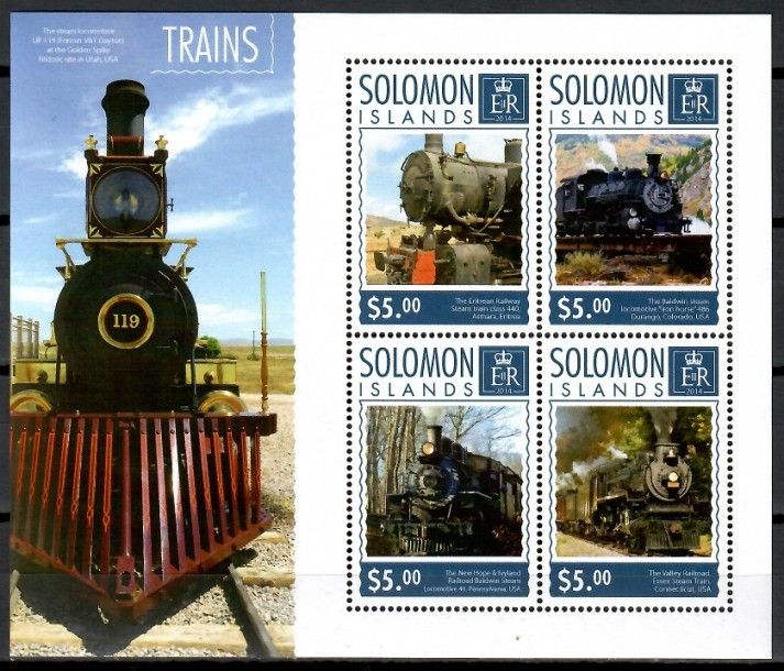 Znaczek Wyspy Salomona 2014 Mi ark 2962-2965 Czyste **
