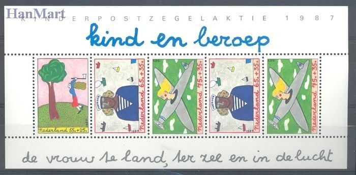 Znaczek Holandia 1987 Mi bl 30 Czyste **