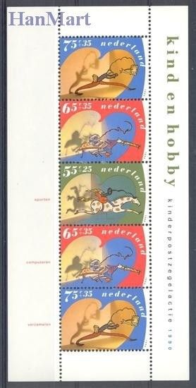 Znaczek Holandia 1990 Mi bl 34 Czyste **