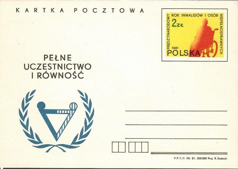 Znaczek Polska 1981 Fi Cp793 Całostka pocztowa