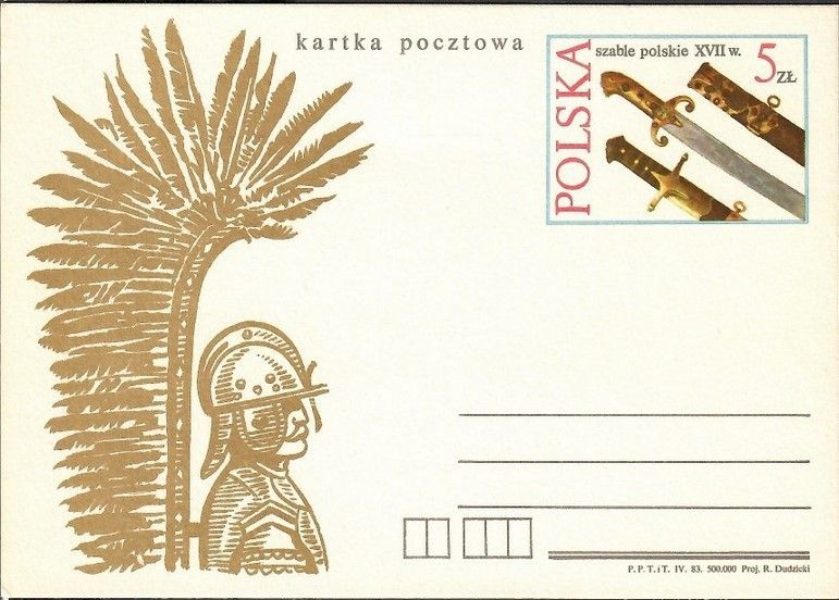 Znaczek Polska 1983 Fi Cp 837 Całostka pocztowa